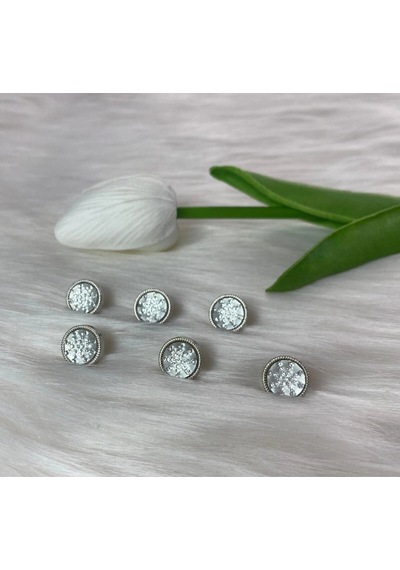 Işıltılı Düğme 20boy 13mm-10 Adet