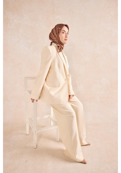 Silk Home Twill İpek Eşarp Zincir Kiremit Çok Renkli