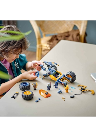 LEGO® NINJAGO Arin’in Ninja Arazi Buggy Arabası 71811 7+ Yaratıcı Oyuncak Yapım Seti - 267 Parça
