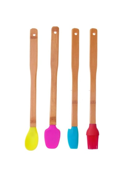 Bambum Zolly 4 Parça Spatula Seti Büyük 0