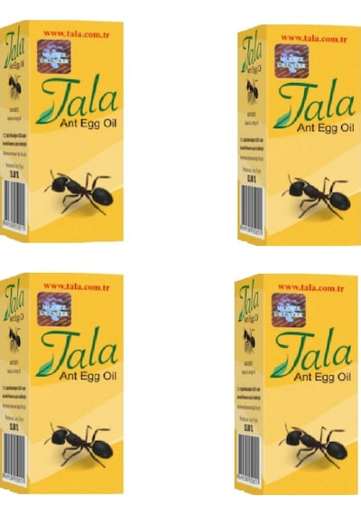 4 Adet Tala Karınca Yumurtası Yağı İstenmeyen Tüyler için 20 ML