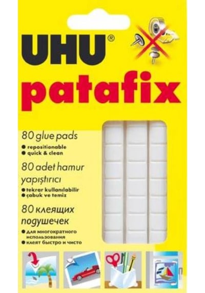 Uhu Patafix Hamur Tipi Yapıştırıcı Beyaz