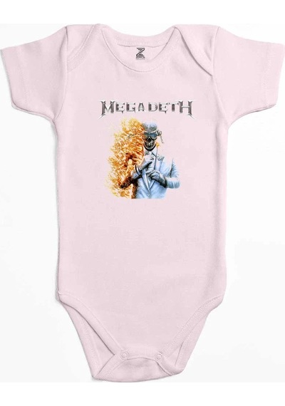 Zepplin Giyim Megadeth Megadeth 2026 Sarı Bebek Body Zıbın