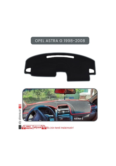 Opel Astra G 1998-2008torpido Koruma Halısı Gri Kenar