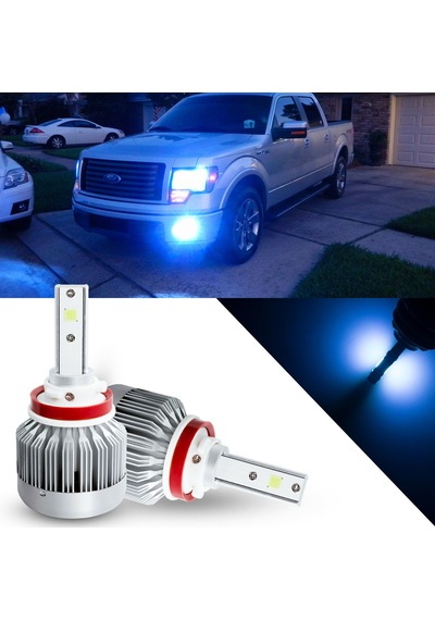 Space Led Far Ampulü H11-3500Lmx2-30W-12V Buz Mavisi /  Laam705