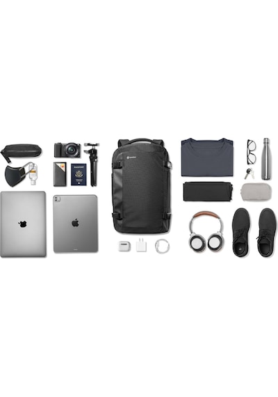 Tomtoc Navigator A82 17 İnç E Kadar Profesyonel Su Geçirmez İş Seyahat Notebook Laptop Sırt Çantası