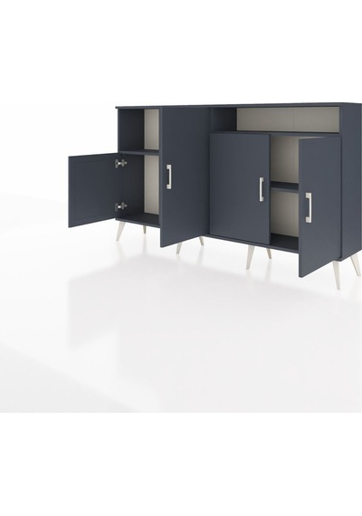Arges Konsol 5 Raflı 4 Kapaklı 176x30x99 Antrasit-antrasit Antrasit - Antrasit Arges Konsol 5 Raflı 4 Kapaklı 176x30x99 Antrasit-antrasit Antrasit - Antrasit