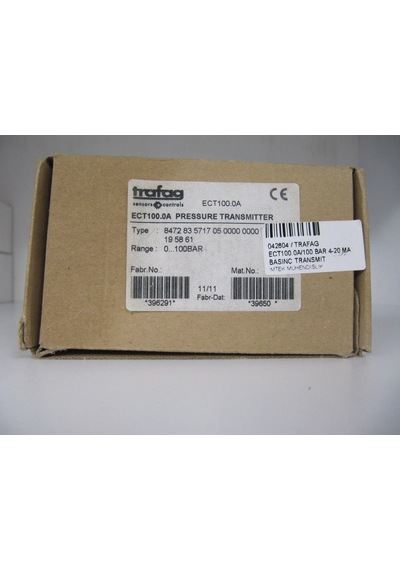 Trafag Ect 8472.41.5717 Pressure Transmitter