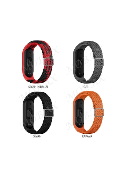 Xiaomi Mi Band 4 Mi Band 3 Kordon Tokalı Örgü Kordon