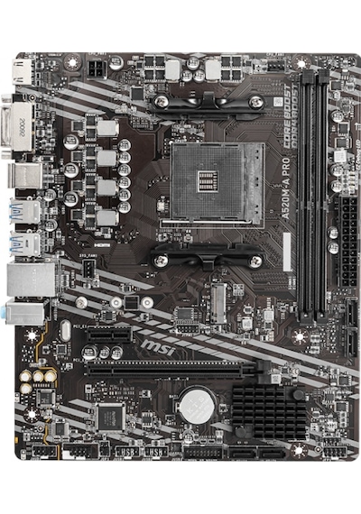 Msı A520m-a Pro Ddr4 4600/1866mhz M.2 Matx Am4