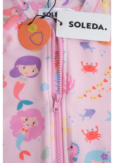 Soleda Uv Korumalı Upf 50+ Bebek Çocuk Mayo Mermaid Magic