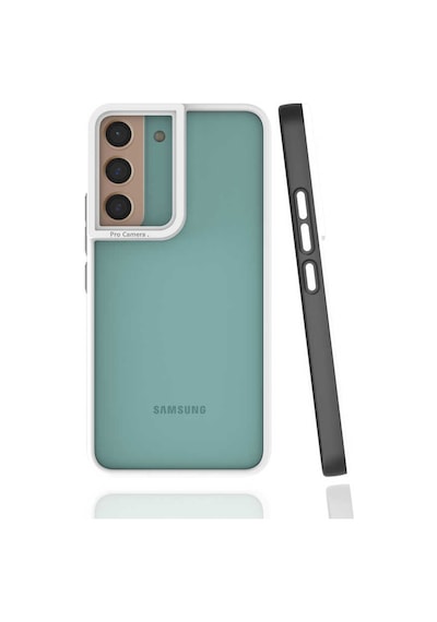 Zore Galaxy Uyumlu S22 Plus Kılıf Msra Mima Kapak - Siyah Siyah