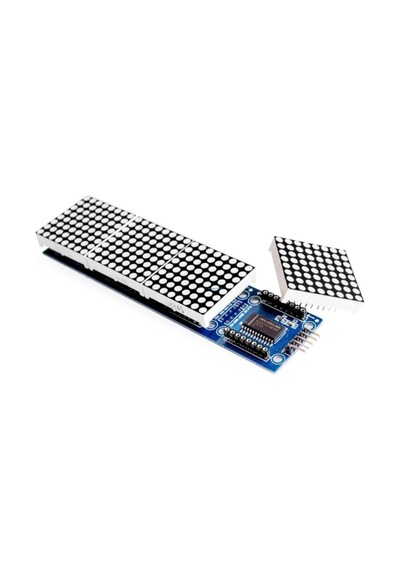 Max7219 4 Adet 8x8 64 Nokta Led Matrix Modül Dot Matrix 5v Ortak Katot Led Ekran Saat