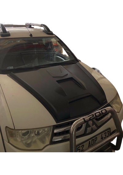 Türkmen Mitsubishi L200 2007-2014 Arası Ön Kaput Üstü Scoop Geniş