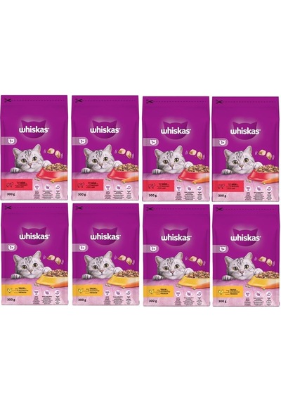Whiskas İkili Lezzet Ekonomik Paket 8 Adet