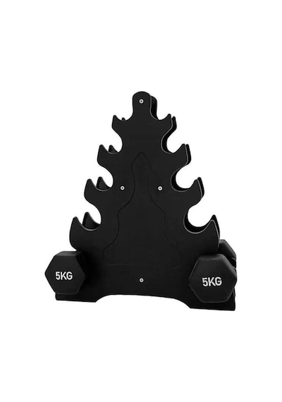 XTR Fitness Vinyl Dambıl Seti ve Dambıl Rack Standı