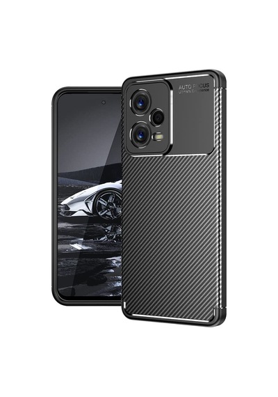 Xiaomi 12 Pro 5g İle Uyumlu Kılıf Siyah Karbon Silikon  Esnek İnce Geliştirilmiş Dayanıklı Darbe Karşıtı Yeni Tasarım Xiaomi 12 Pro 5g, Siyah Sku: Zeusb0c588m831
