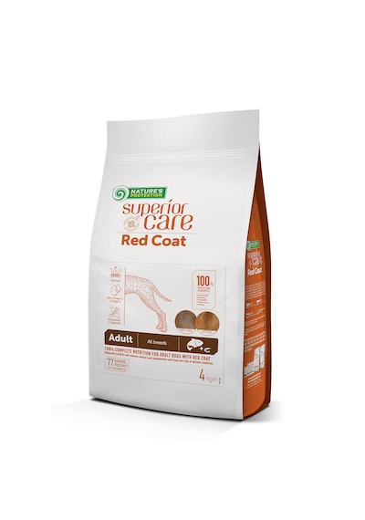 Nature's Protection Superior Care Kızıl/kahverengi Tüylü Köpekler İçin Tahılsız Somonlu Tüm Irklar Yetişkin Köpek Maması 4kg