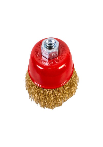 Bay-tec Mk1130 Saçaklı Çanak Fırça 100mm 2 Adet