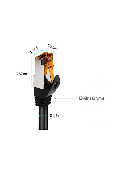 Irenıs Cat6 5 Metre Dış Ortam S/ftp, Açıkhava Ethernet Network Kablosu