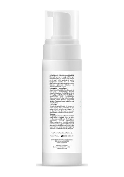 İdea Derma Salisilik Asit Yüz Yıkama Köpüğü 200 ML