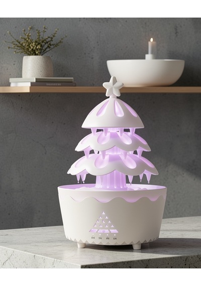 Ultrasonik Nemlendirici 250 Ml Rgb Işıklı Aroma Difüzörü