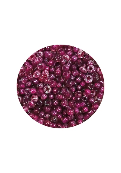 Dökme Cam Kum Boncuk 11/0 2 Mm - 60 Gram - Mor - Bnc040