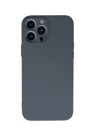 Apple iPhone Uyumlu 13 Pro - Kılıf Nano İçi Kadife Silikon - Gri