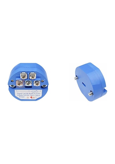 Rtd Pt100 Dc 24v 4-20ma Sıcaklık Sensör Verici Çevirici Modül/ 0-400 Derece