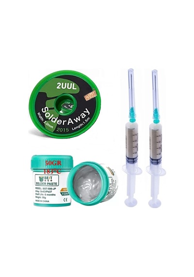 Krem Lehim Best Solder Paste 183 C Sn63/pb37 50gr Flux Lehim Toplama 2uul-2015 Lehim Emme Teli 2,0 Mm Xxl05