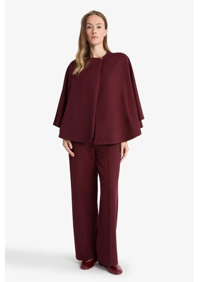 Defacto Wide Leg Geniş Bol Paça Pantolon F3687ax25wnbr34 Bordo