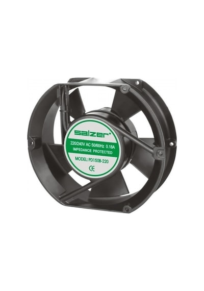 Salzer 172X150X50Mm Plasık Kanatlı 220V Oval Fan