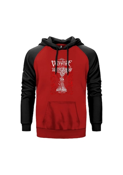 Bullet For My Valentine Classic Kırmızı Renk Reglan Kol Sweatshirt Kırmızı