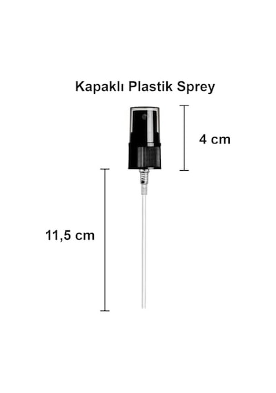Afracam 100 Ml Siyah Spreyli Amber Cam Şişe 100 Cc Sızdırmaz Kapaklı Fısfıs Kahverengi Cam Şişe 6 Adet
