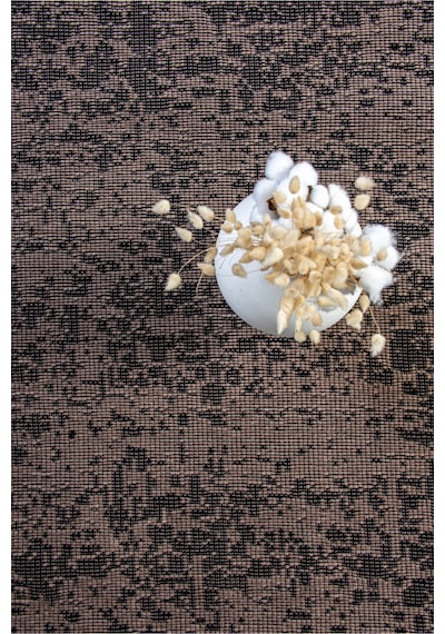 Bej Şönil Kilim Makinede Yıkanabilir Kaymaz Taban Halı Yolluk Bej