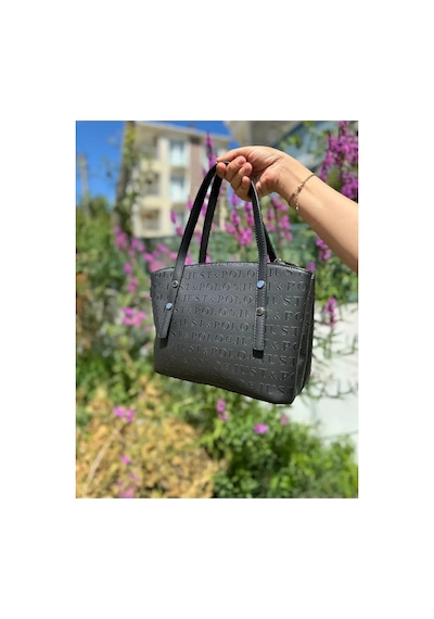 Just Polo Kadın El Ve Omuz Çantası 440113mh Siyah Düz 32069372