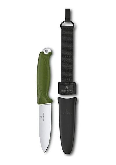 Victorinox 3.0902.4 Venture Kamp Bıçak Yeşil Siyah - Yeşil