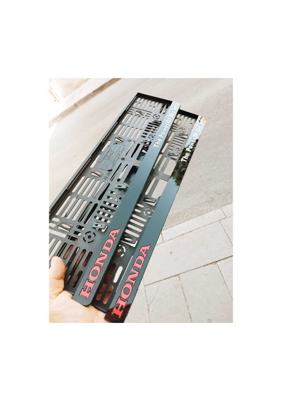 Plakalık Honda Uyumlu Lazer Kesim Pleksi 2 Adet - 636322694