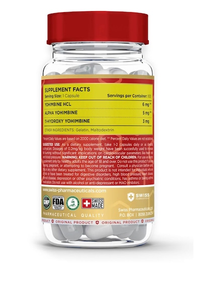 Swiss Triple Yohimbine 100 Caps Aromasız