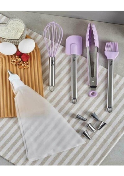 Perotti Pasta Seti 10 Parça Cake Purple 15969