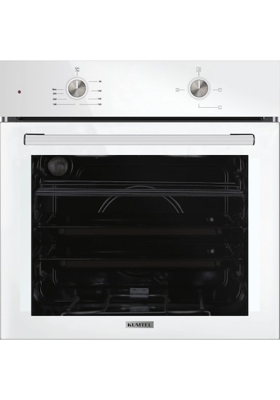 Kumtel B66-S2 - KO-40TAHDF - DA6-835 Home Plus Beyaz Cam Ankastre Set