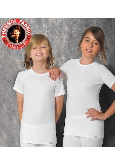 Doreanse Thermalwear Unıse. Çocuk T-shırt 225 Ekru