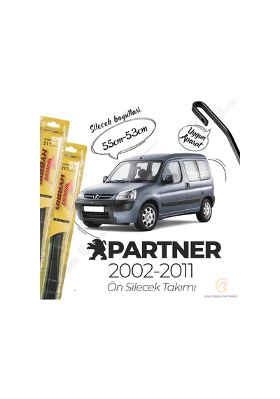 Peugeot Partner M5 Silecek Takımı 2002-2011 İnwells Hibrit