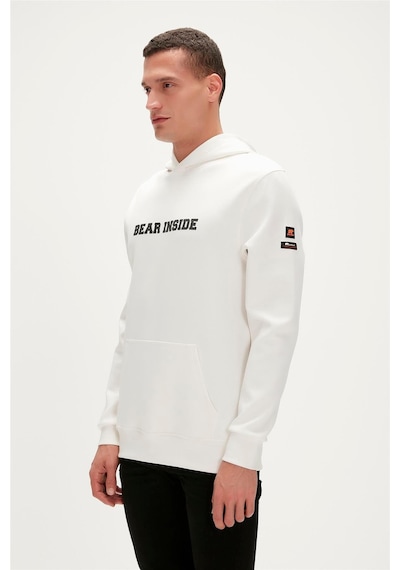 Bad Bear Arthur Hoodie Erkek Sweatshirt-27704-beyaz