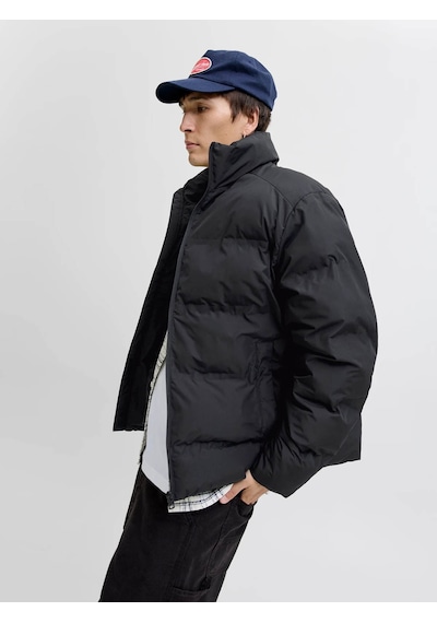 Jack & Jones Jjesoho Puffer Siyah Erkek Mont 12278750 Siyah