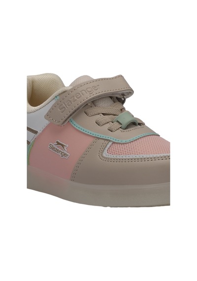 Slazenger  PERLE Çocuk Cırt Cırtlı Bej  Sneaker