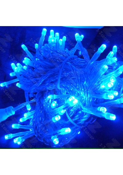 Mavi Led Işık Pirinç Led 10 Metre 100 Ledli Yılbaşı Ağaç Işık