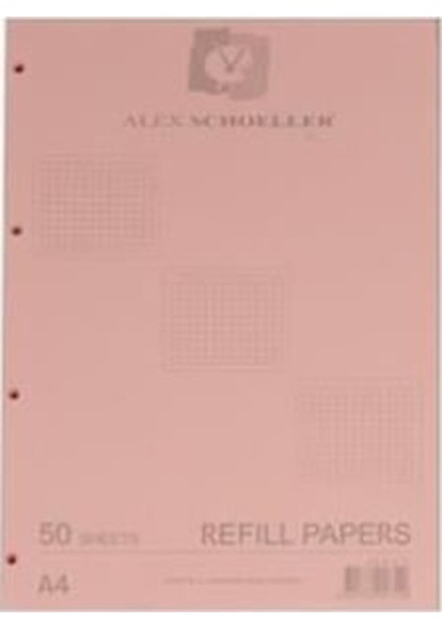 Alex Shoeller Kolej Yedeği A4 Kareli Renkli Alx-872 50'li Paket
