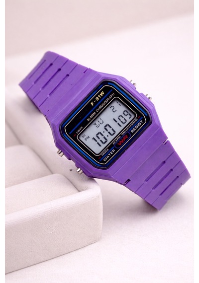 Cavrel Mor Dijital Spor Retro Unisex Vintage Retro Saat