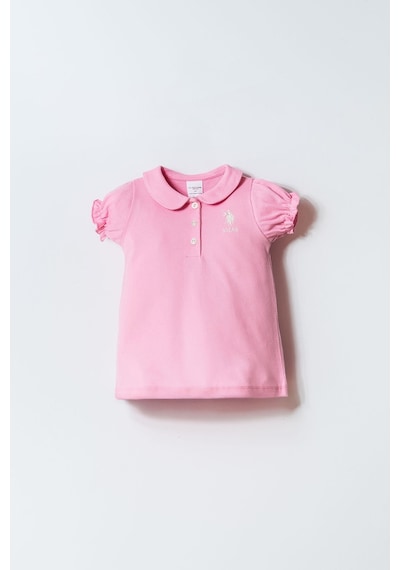 U.s. Polo Assn. Kız Bebek Pembe Elbise 5274-50147 Pembe